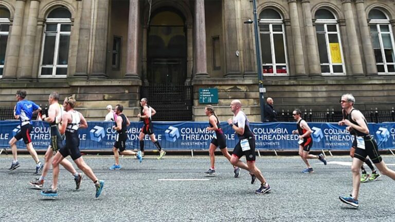 World triathlon Leeds runners