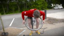 Harry Wiltshire triathlon tips - fixing a puncture Harry Wiltshire triathlon tips - fixing a puncture