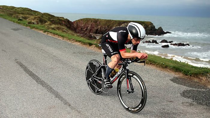 Ironman Wales 2016 Phil Graves on the bike course