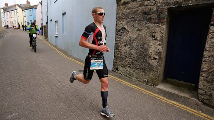 Ironman Wales 2016 - Phil Graves on the run course