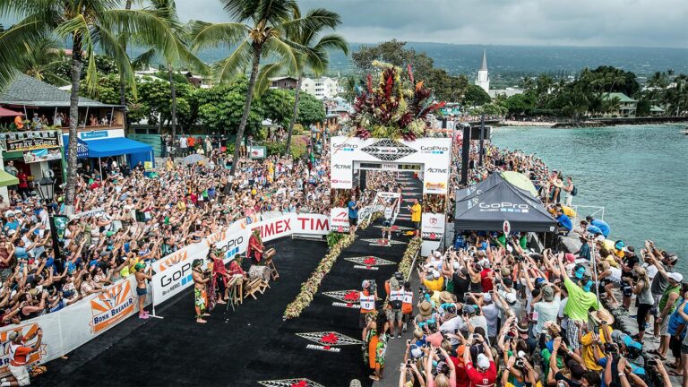 IRONMAN World Championship finish at Kona