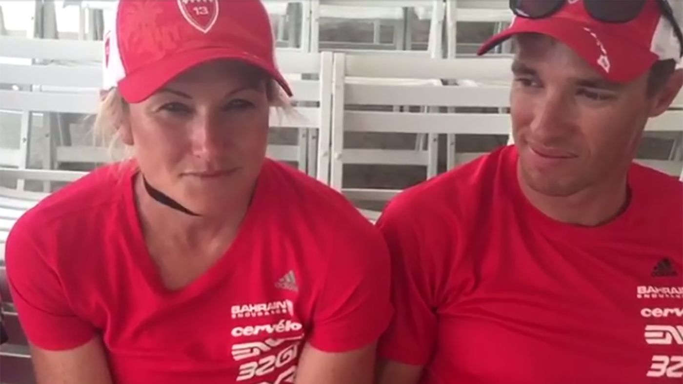 Jodie Swallow & James Cunnama at Kona 2016