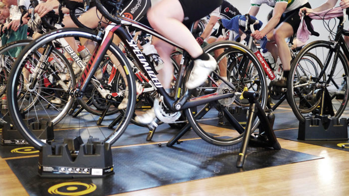 Mass turbo trainer session