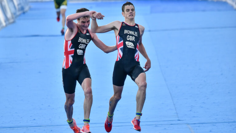 Brownlee brothers at 2016 WTS Cozumel