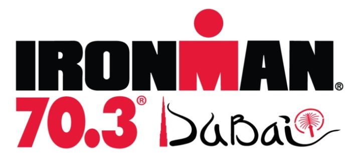 IRONMAN 70.3 Dubai logo - Javier Gomez, Daniela Ryf