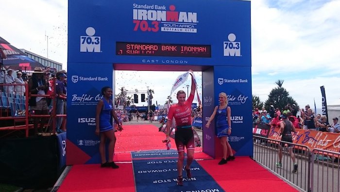 Jodie Cunnama wins IRONMAN 70.3 South Africa for the six consecutive year, in 2016