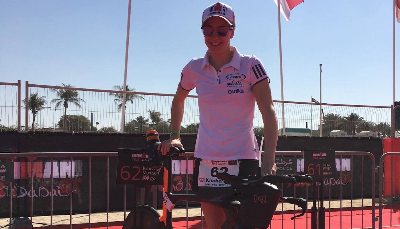 Is Kimberley Morrison ready for IRONMAN 70.3 Dubai 2017? We'll find out on Friday!