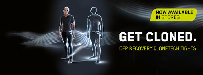 WIN CEP Recovery Clonetech Tights at Triathlon Show London 2017