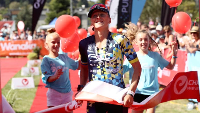 WANAKA, NEW ZEALAND - FEBRUARY 18: Laura Siddall of Great Britain finishes second in the 2017 Challenge Wanaka on February 18, 2017 in Wanaka, New Zealand. (Photo by Phil Walter/Getty Images) *** Local Caption *** Laura Siddall