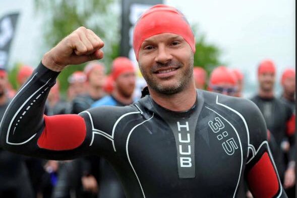 Danny Mills at IRONMAN 70.3 Staffordshire 2016