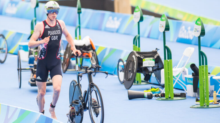 George Peasgood at the 2016 Rio Paralympic Games (David Pearce / British Triathlon) - live coverage