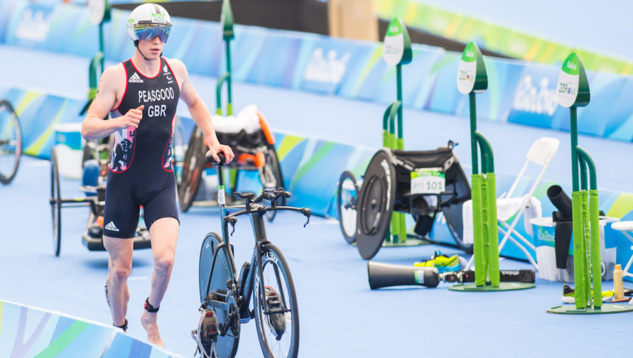 George Peasgood at the 2016 Rio Paralympic Games (David Pearce / British Triathlon) - live coverage