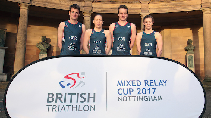 British Triathlon Mixed Relay Cup, Nottingham, announced for September 2017