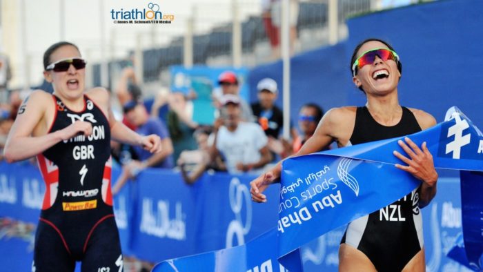 World Triathlon Abu Dhabi 2017 sprint finish