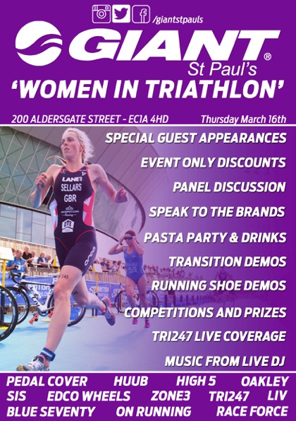 Giant Store St. Paul's - Women in Triathlon event