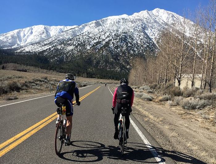 Joe Skipper training in Lake Tahoe