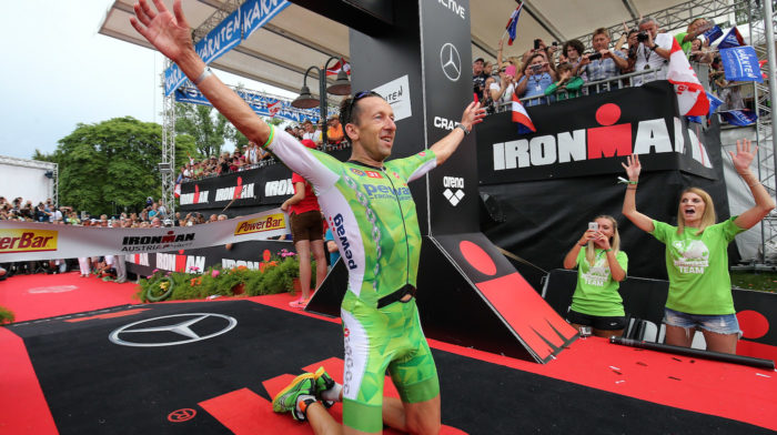 IRONMAN Austria 2016: Marino Vanhoenacker - Photo by Nigel Roddis/Getty Images for Ironman)