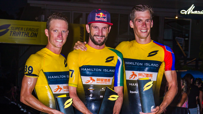 Richard Murray wins the Day 1 Triple Mix at Super League Triathlon Hamilton Island