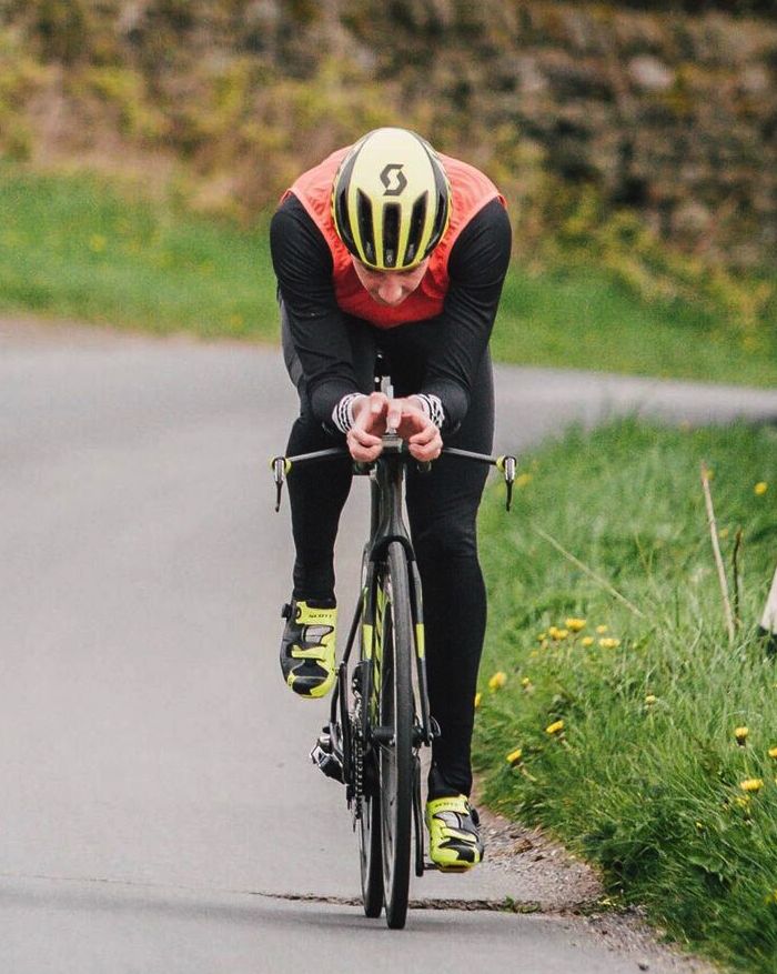 Alistair Brownlee on the SCOTT Plasma TT/Tri bike