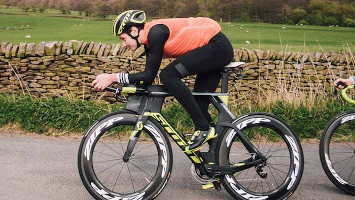 Alistair Brownlee on the SCOTT Plasma TT/Tri bike