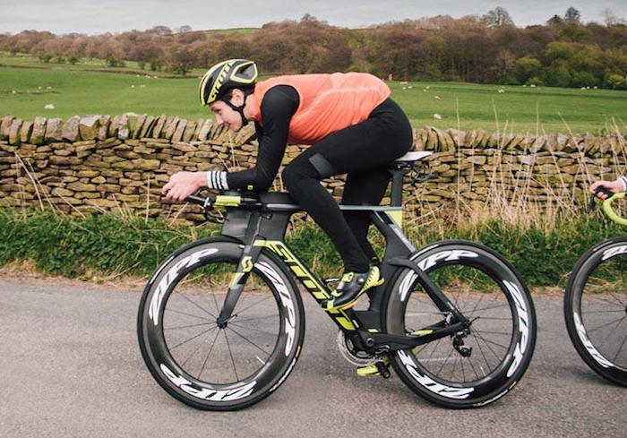 Alistair Brownlee on the SCOTT Plasma TT/Tri bike