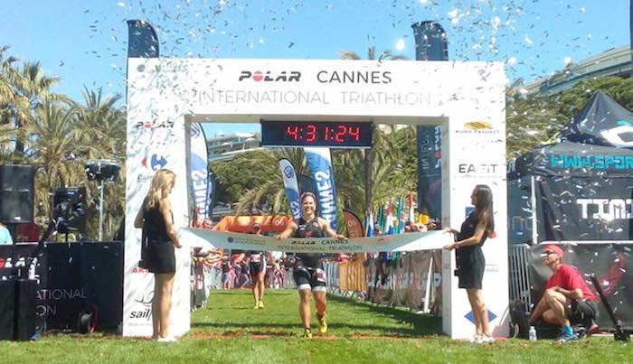 Emma Bilham wins Cannes International Triathlon 2017