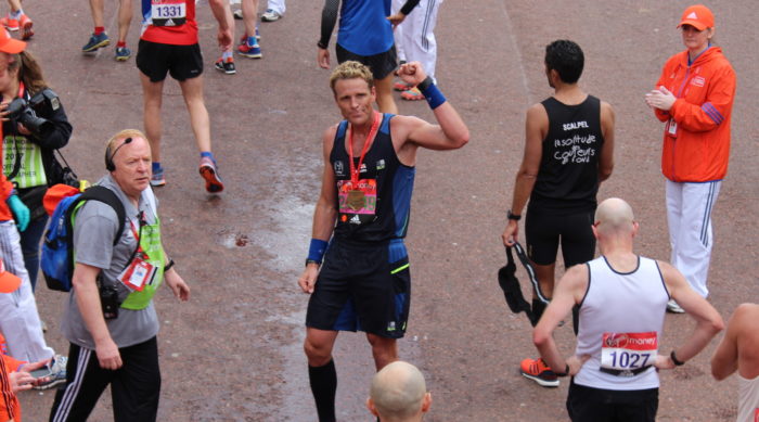 James Cracknell London Marathon 2017