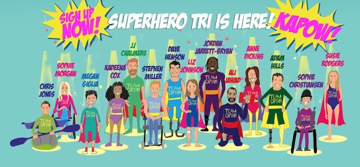 Celebrity Superhero Tri