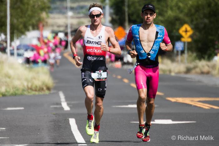 Will Clarke and Joe Skipper at the IRONMAN World Championships 2016