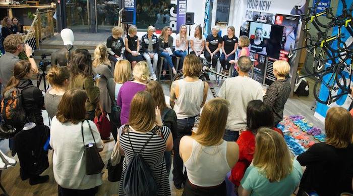 Women in Triathlon at Giant Store St. Paul's