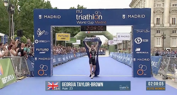 Georgia Taylor-Brown ITU Triathlon World Cup Madrid