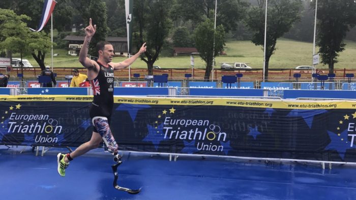 Andy Lewis Paratriathlon Gold Kitzbuhel 2017 ETU Triathlon European Championships