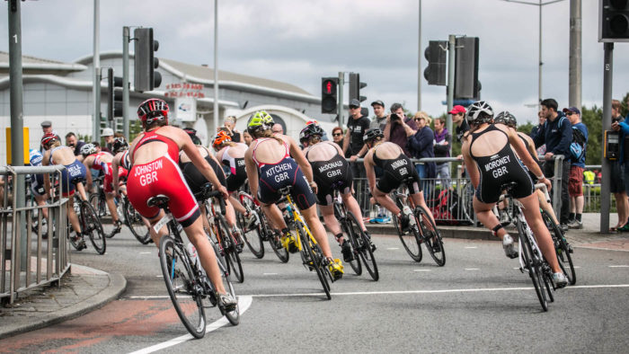 Cardiff Triathlon - Beth Potter and Adam Bowden