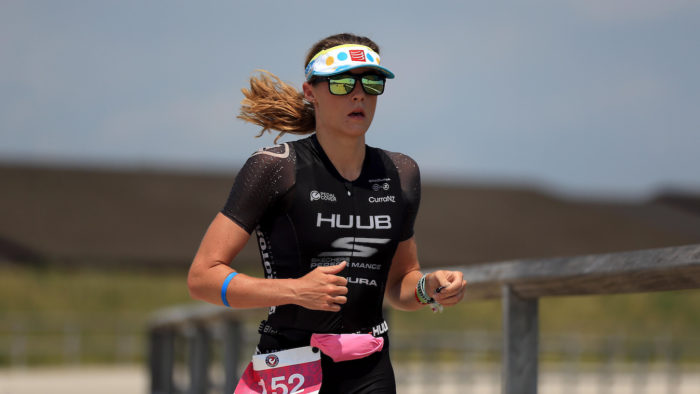 BRATISLAVA, SLOVAKIA - JUNE 3: Lucy Charles of Great Britain on the run course during The Championship Challenge Triathlon on June 3, 2017 in Bratislava, Slovakia. (Photo by Stephen Pond/Getty Images for Challenge Triathlon) *** Local Caption *** Lucy Charles