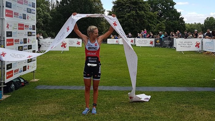 Emma Pallant wins Jenson Button Trust Triathlon