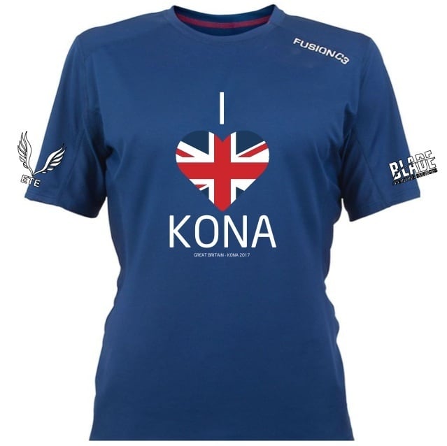 Team GB / #GBKona / IRONMAN World Championship 2017 / Kona 2017 t-shirts