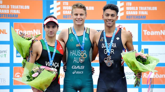 Rotterdam ITU World Triathlon Grand Final Junior Men - Matt Hauser wins