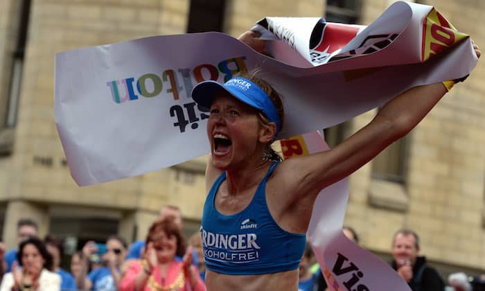 Lucy Gossage wins IRONMAN UK 2015