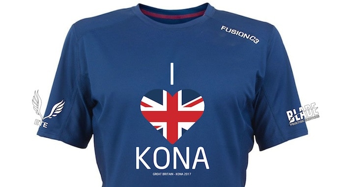 Team GB / #GBKona / IRONMAN World Championship 2017 / Kona 2017 t-shirts