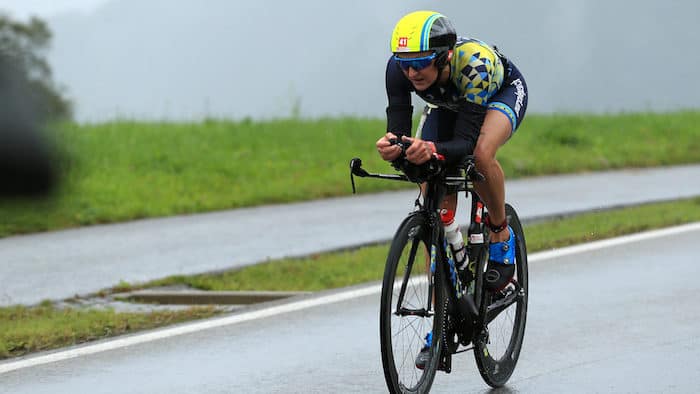 WALCHSEE, AUSTRIA - SEPTEMBER 03: Laura Siddall of Great Britain on the bike course during the Challenge Walchsee-Kaiserwinkl Triathlon on September 3, 2017 in Walchsee, Austria. (Photo by Stephen Pond/Getty Images) *** Local Caption *** Laura Siddall