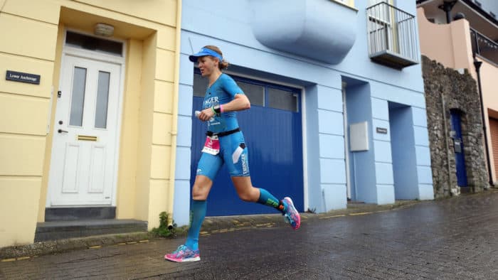 TENBY, WALES - SEPTEMBER 10: Runners compete in the run leg of IRONMAN Wales on September 10, 2017 in Tenby, Wales. (Photo by Bryn Lennon/Getty Images for IRONMAN)