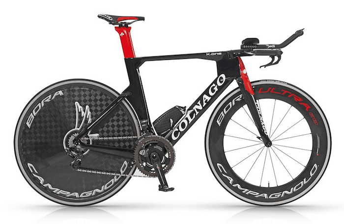 Colnago K ONE - The new Colnago K.One represents pure performance – pushing the limits of speed. The K.One offers total aerodynamic integration, adjustment, and customisation thanks to solutions designed to facilitate ease of set-up and precision bike-fit.