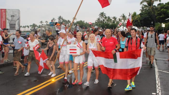 IRONMAN World Championship Parade of Nations 2017