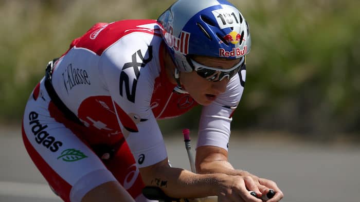 KAILUA KONA, HI - OCTOBER 14: Daniela Ryf of Switzerland competes during the IRONMAN World Championship on October 14, 2017 in Kailua Kona, Hawaii. (Photo by Sean M. Haffey/Getty Images for IRONMAN)