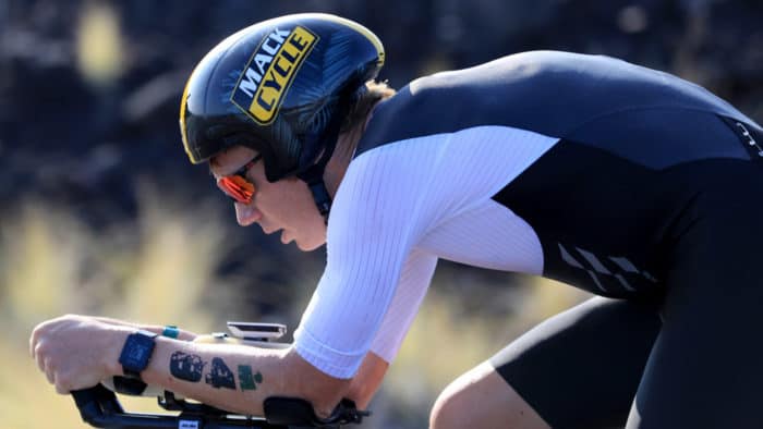 KAILUA KONA, HI - OCTOBER 14: Cameron Wurf of Australia competes on the bike during the IRONMAN World Championship on October 14, 2017 in Kailua Kona, Hawaii. (Photo by Sean M. Haffey/Getty Images for IRONMAN)