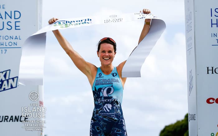 Island House Invitational Triathlon 2017 - Flora Duffy. Photo: Tommy Zaferes