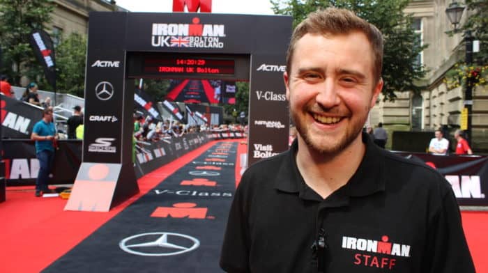 IRONMAN UK Bolton Race Director Sam Brawn