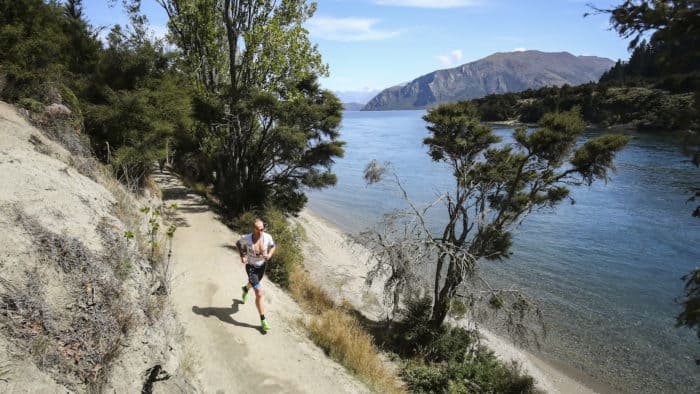 WANAKA, NEW ZEALAND - FEBRUARY 18: Dougal Allan competes in the 2017 Challenge Wanaka on February 18, 2017 in Wanaka, New Zealand. (Photo by Neil Kerr/Getty Images)