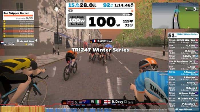 FREE Zwift Custom Workout Joe Skipper �Burner� Training