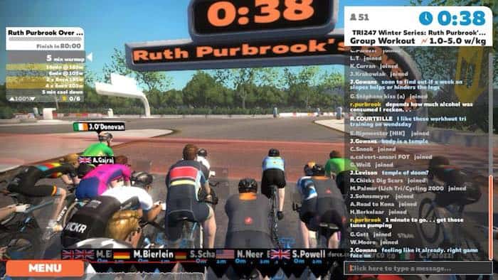 Ruth Purbrook: TRI247 Winter Series Zwift 'Over Gears'